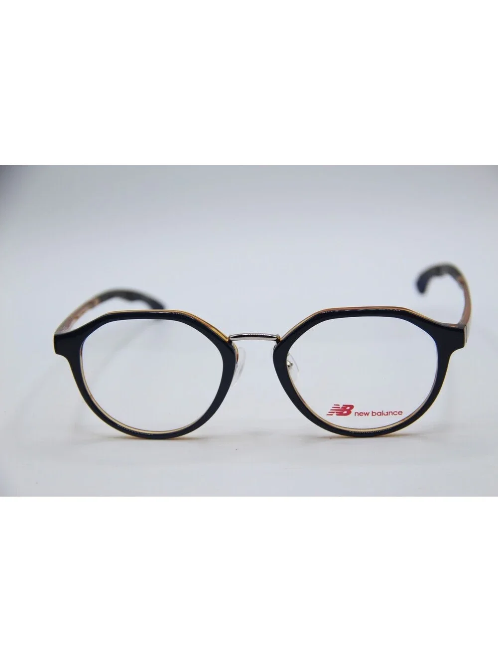 New Balance Nb 4114-2 Blue Havana Authentic Eyeglasses 52-20-150